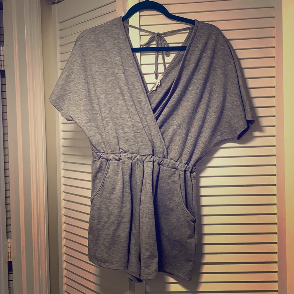 Stretchy Jersey Knit Romper (with pockets!!)
